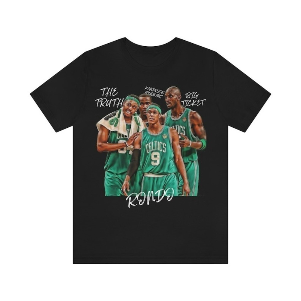 Boston Celtics T Shirt   Championship Paul Pierce Rajon Rondo Kevin